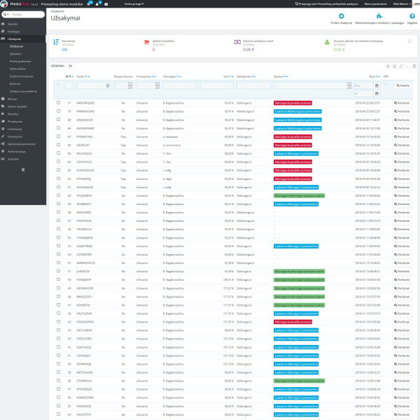 Prestashop 1.7.x - 8.x Artea lizingo atsiskaitymo modulis