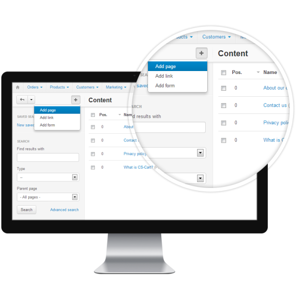 CS-CART el. parduotuvės valdymo sistema Cs-cart - 5