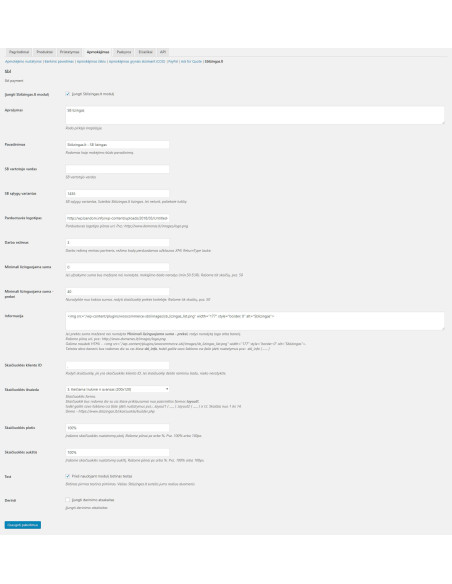 Artea lizingas wordpress woocommerce atsiskaitymo modulis