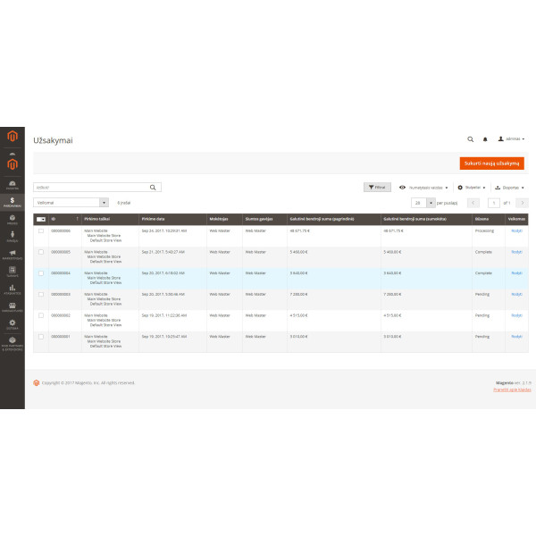 Magento 2 lietuviškai