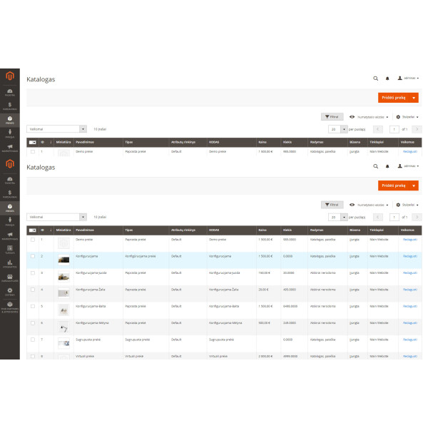 Magento 2 lietuviškai