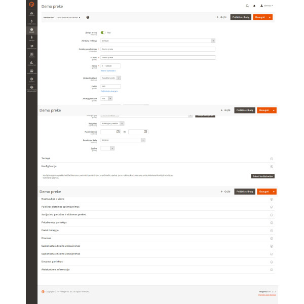 Magento 2 lietuviškai