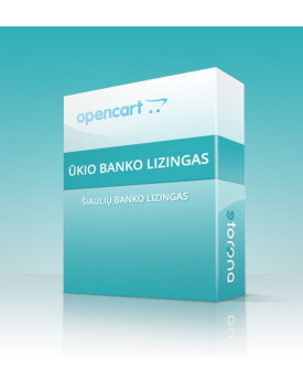Opencart 1.5.x, 2.x, 3.x SB lizingo  atsiskaitymo modulis