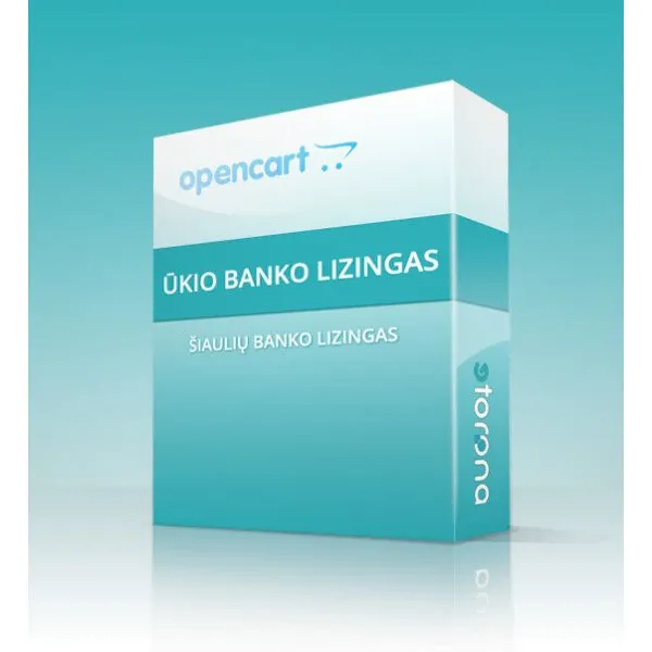 Opencart 1.5.x, 2.x, 3.x SB lizingo  atsiskaitymo modulis