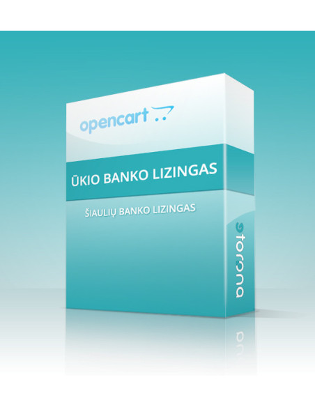 Opencart 1.5.x, 2.x, 3.x SB lizingo  atsiskaitymo modulis